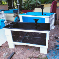 KOLAM IKAN FIBERGLASS UK.125x55x50 || KOMBINASI KACA KOLAM FIBERGLASS BERMUTU!