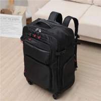 22inch Luggage Multifunctional Shoulder Bag Oxford Cloth Trolley Case Rolling Suitcase Lightweight Boarding Box