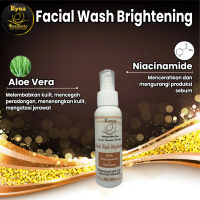 [BPOM KYNA BEAUTY SKINCARE] Facial Wash Brightening 100ml With Aloe Vera and Niacinamide For Normal 