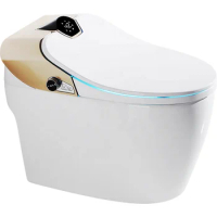 European luxury wc bathroom toilet one piece bidet smart toilet for hotel