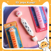 OYEN PLANET 2-in-1 Correction Tape + Glue Tape Cat Claw Paw Double-Sided Gam Adhesive Roller Station