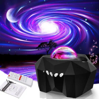 Aurora Star Sky Light Projector with Moon Galaxy Night Lights Beam Projection Lamps with Remote Control Gift for Kids Christmas