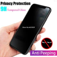 3D Full Cover Privacy Anti Glare Glass For Apple iPhone X XS XR XS MAX Screen Protector For iphone 8 7 6 6S Plus Film Glass