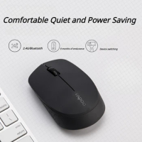 ECHOME Wireless Mouse Portable Mute Bluetooth Ergonomics Office Gaming Mouse for Android Microsoft Mac Huawei Computer Laptop