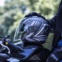 GXT摩托車電動車雙鏡片頭盔男夏季防曬3C認證通勤四季通用頭盔