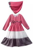 TWO MIX Two Mix Baju Muslim Anak Perempuan - Gamis Anak Perempuan - Baju Anak Muslim - Pakaian Musli