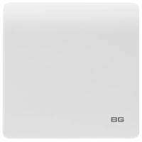 British General - BG Neo Slimline系列-無框燈掣 Edge To Edge 20A/16AX 雙控1位 PCWH12E 白-香港代理 白