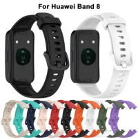Strap For Huawei Band 8 Silicone Replacement Wristband Smart Watch Bracelet For Huawei Band 8 Straps Accessories