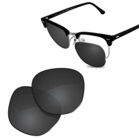 Glintbay New Performance Polarized Replacement Lenses for Ray-Ban RB3016-51 Clubmaster Sunglasses - Multiple Colors