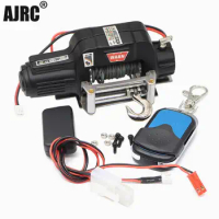 RC Metal Automatic Double Motor Simulated Winch For 1/10 RC Crawler Car Axial SCX10 Traxxas TRX4 RC4WD D90 D110 TF2 TRX-6 CC01