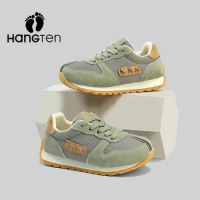 HanGTen Single Net Boys Girls Simple Casual Shoes Breathable Lightweight Soft Anti-Slippery Leisure Comfortable Walking Shoes