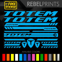 Miếng dán khung xe đạp vinyl TOTEM cho xe đạp địa hình, xe đạp đường trường và xe đạp kiểu fixie phu