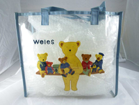 【震撼精品百貨】Weles 泰迪熊~透明袋