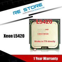 ใช้ใน L5420 Xeon CPU 2.5GHz 12M 1333Mhz Processor ทำงานบนเมนบอร์ด775 LGA