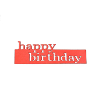 แม่พิมพ์ตัดตัวอักษร, Awewrry Happy Birthday, ตกแต่งสมุด DIY, ลายนูน Stencil