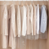 ผ้าคลุมกันฝุ่นสำหรับเสื้อผ้า, บรรจุภัณฑ์พลาสติก, เหมาะสำหรับร้านซักแห้งและทำความสะอาดแบบแห้ง, ถุงแขว