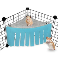 Hammock Pet Hideout Cage Accessories Hamster Tent Nest Bed for Guinea Pig Chinchilla Hedgehog Rat Squirrel Ferret Dwarf Bunny