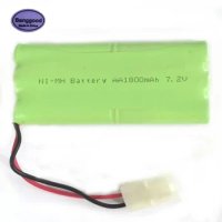 Banggood 7.2V 1800mAh 6x AA Ni-MH Rechargeable Battery Pack Long Style with Tamiya Connector for RC Cars RC Boat Remote Toys