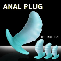 Liquid Silicone Anal Plug, Soft Mango Anal Plug, Female Large Anal Plug, Homosexual Anal Sex Toy, Male Anal Dilator