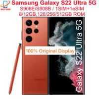 Samsung Galaxy S22 Ultra 5G S908E S908B 6.8" 8/128GB 12/256GB/512GB/1TB Global Version NFC S Pen Ori