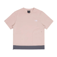 【The North Face】北面UE女款粉色舒適短袖T恤｜8CMALK6