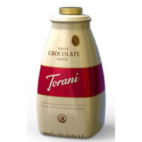 TORANI特朗尼 美國進口果露糖漿【白巧克力醬】64oz(2.5kg)/罐 (有效期限：2024/08)