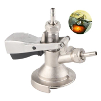 A Type Keg Coupler Stainless Steel Beer Keg Dispenser Connector Dispensing Equipment Accessory Keg C