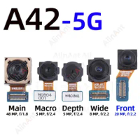 AiinAnt Small Front Selfie Back Macro Depth Wide Main Rear Camera Flex Cable For Samsung Galaxy A42 4G 5G A426 A426B A426U
