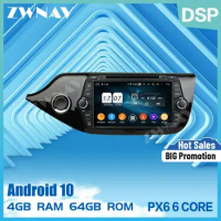 2 din PX6 touch screen Android 10.0 Car Multimedia player For KIA Ceed 2012-2016 car audio radio stereo GPS navigation head unit