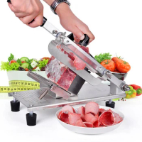 1pc Newest! Meat slicer, slicer, manual household mutton roll slicer, cut meat, meat planing machine, beef, lamb slicer