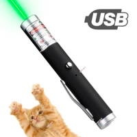 USB711 Green Dot Laser Pointer, High Power Red Purple Laser Pointer Continuous Line Hunting Accessory 5MW 532NM