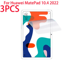 3 PCS PET Soft Film Screen Protector For Huawei MatePad 10.4 Inch 2022 Tablet Protective Film BAH4-AL10 BAH4-W09 BAH4-W19