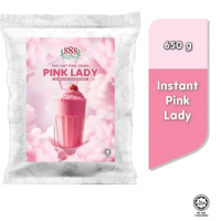 (Ready Stock)888 Instant Pink Lady Drink Milk Tea Strawberry Drink(650g)