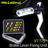 20pcs/box RISK RT101 Mountain Bike Bicycle XT775 Titanium Alloy Hydraulic Disc Brake Lever Fixing Unit Set Bolts Screw