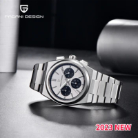 2023 New Pagani Design Limited Men's Quartz Watch 40MM TMIVK63 Stainless Steel Sapphire 100M Waterproof Chronograph Reloj Hombre