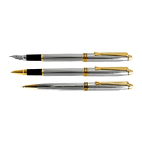 PLATINUM 白金牌 鋼筆+鋼珠筆+原子筆-3支入對筆 / 組 PAG-1000/WAG-800/BAG-800