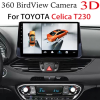 For TOYOTA Celica T230 Car Multimedia GPS Audio Radio Navigation NAVI Player Built-in CarPlay 360 BirdView 3D