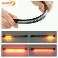 Motorcycle LED Waterproof Light Strip Motorcycle LED Turn Signal Light Strip Tube 48SMD Reversing LE