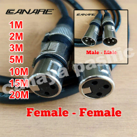 KABEL MIC JECK XLR CANON MALE TO MALE /FEMALE-FEMALE