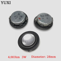 YUXI 1PC 1InchSound Speaker For 4Ohm 8Ohm 3W 28MM Full Range Audio Speaker Neodymium Loudspeaker DIY