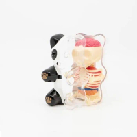 4D Master Baby Gummi Bear Funny Anatomy Model Panda Action Figurel by Jason Freeny PVC Collectible Model Kids Gift