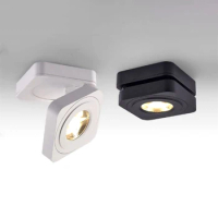 Folding COB LED Downlights 10W 12W Surface Mounted Led Ceiling Lamps Spot Light 360 Degree Rotation Downlights AC85-265V