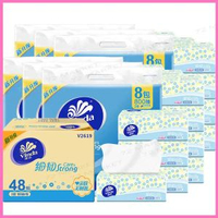 維達細韌盒裝紙巾衛生紙3層100抽/包 48包/箱 (4800抽)整箱裝