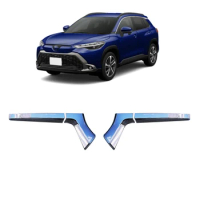 4Pcs ABS Chrome Side Rearview Mirror Strip Cover Trims Sticker for Toyota Corolla Cross 2021 2022