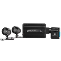 【HP 惠普】Moto Cam M650 Pro 前後雙鏡高畫質數位機車行車記錄器(贈32G+車牌架)