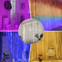 LED Fairy Lights 3 Meter Curtain String Light With Hooks Gar