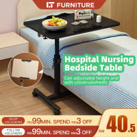 Meja Pesakit Boleh Laras, Meja Hospital, Meja Samping Beroda, Meja Laptop Mudah Alih, Tinggi Boleh D