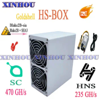 Goldshell HS-BOX 235GH/s Blake2B + SHA3 HandShake HNS SC ASIC miner More economical than SH5 SH3 SH1 KD-BOX Mini-DOGE LT5 L7