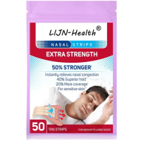 50 Strips Extra Strength Nasal Strips to Improve Sleep, Reduce Snoring, &amp; Relieve Nasal Congestion Due to Colds &amp; Allergies