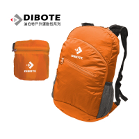 迪伯特DIBOTE 輕便透氣折疊攻頂背包/登山包/短程登山背包/攻頂包-15L(橘)